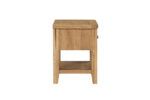 Marsden Lamp Table 1 Drawer Natural Oak - Image 5