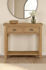 Marsden Console Table Natural Oak - Image 2