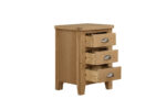 Marsden 3 Drawer Bedside Table Natural Oak - Image 2