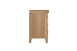 Marsden 3 Drawer Bedside Table Natural Oak - Image 5
