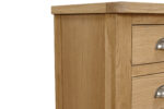 Marsden 3 Drawer Bedside Table Natural Oak - Image 7