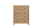 Marsden 5 Drawer Tall Chest Natural Oak - Image 3