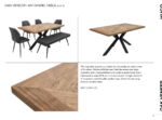 The Hugo Oak Veneer Table - Image 3