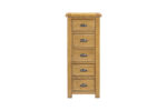 Dorchester Oak 5 Drawer Chest - Image 3