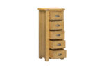 Dorchester Oak 5 Drawer Chest - Image 5