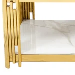 Belini Coffee Table Sintered Stone And Gold - Image 6