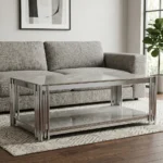 Belini Coffee Table Sintered Stone And Stainless Steel - Image 2