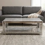 Belini Coffee Table Sintered Stone And Stainless Steel