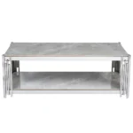 Belini Coffee Table Sintered Stone And Stainless Steel - Image 3