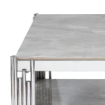 Belini Coffee Table Sintered Stone And Stainless Steel - Image 6