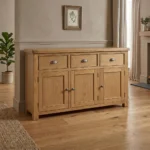 Dorchester Oak 3/4 Door Sideboard - Image 3