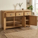 Dorchester Oak 3/4 Door Sideboard