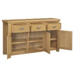 Dorchester Oak 3/4 Door Sideboard - Image 7
