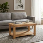 Dorchester Oak Coffee Table with shelf - Image 3