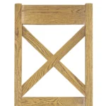 Dorchester Oak Cordoba Cross Back Chair - Image 7