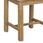 Dorchester Oak Cordoba Cross Back Chair - Image 9