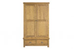 Dorchester Oak Double Wardrobe - Image 4