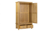 Dorchester Oak Double Wardrobe - Image 3