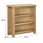 Dorchester Oak Bookcase - Image 18