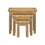 Dorchester Oak Nest of Tables - Image 3