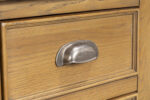 Dorchester Oak 3 Drawer Bedside Table - Image 4