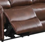 Farnham Leather Air Electric Reclining Suite - Image 20