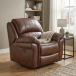 Farnham Leather Air Electric Reclining Suite - Image 23