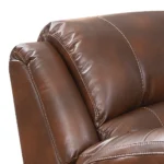 Farnham Leather Air Electric Reclining Suite - Image 28