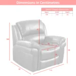 Farnham Leather Air Electric Reclining Suite - Image 33