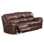 Farnham Leather Air Electric Reclining Suite - Image 49