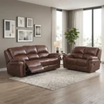 Farnham Leather Air Electric Reclining Suite