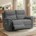 Harrow Fabric Electric Reclining Suite - Image 7