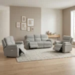 Harrow Fabric Electric Reclining Suite - Image 16