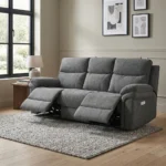 Harrow Fabric Electric Reclining Suite - Image 27