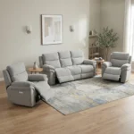 Harrow Fabric Electric Reclining Suite - Image 61