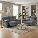 Harrow Fabric Electric Reclining Suite - Image 75